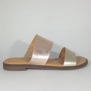 The Flexx Rose & Gold Two Band Sandal *** Pls read